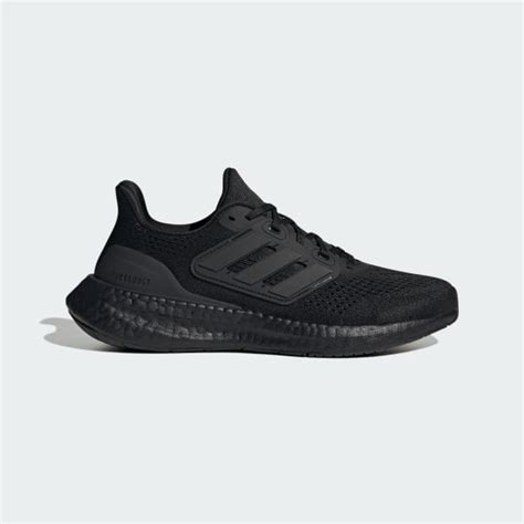 adidas black pureboost|adidas pure boost 23 black.